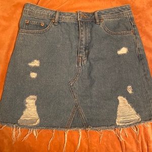 H&M Denim mini skirt size 6